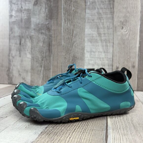 Vibram FiveFingers V-Alpha Women's Size 6.5-7 Hiking Shoes Outdoor Sneakers Teal - Picture 1 of 12